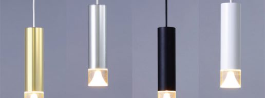 円筒アクリル付きペンダントライト