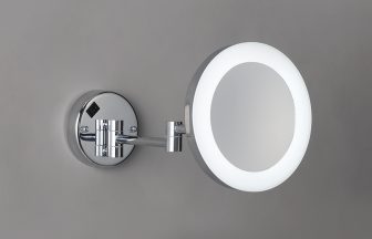 LED拡大鏡丸形 GBK022 クロームメッキ